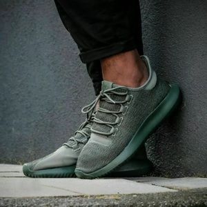 Adidas Originals Tubular Shadow Green Shoes Sz 8
